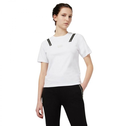 Emporio Armani EA7, T-Shirt Biały, female, 507.00PLN