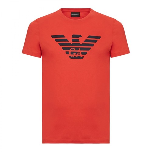 Emporio Armani, T-Shirt 8n1t99 1jnqz 0394 Pomarańczowy, male, 252.00PLN