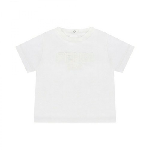 Fendi, T-Shirt Bui023-7Aj-F0Tu9 Biały, female, 1583.75PLN