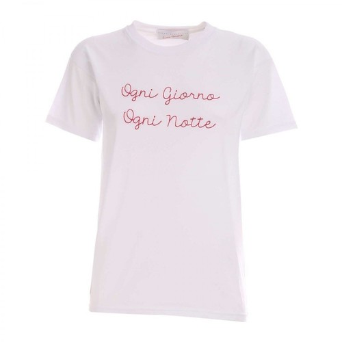 Giada Benincasa, Embroidery T-Shirt Biały, female, 324.00PLN
