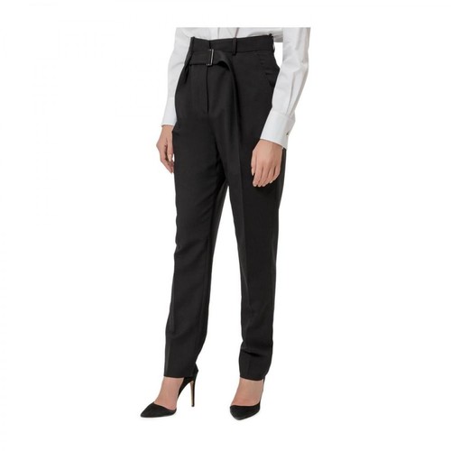 Givenchy, Wool Straight Trousers Czarny, female, 2175.00PLN