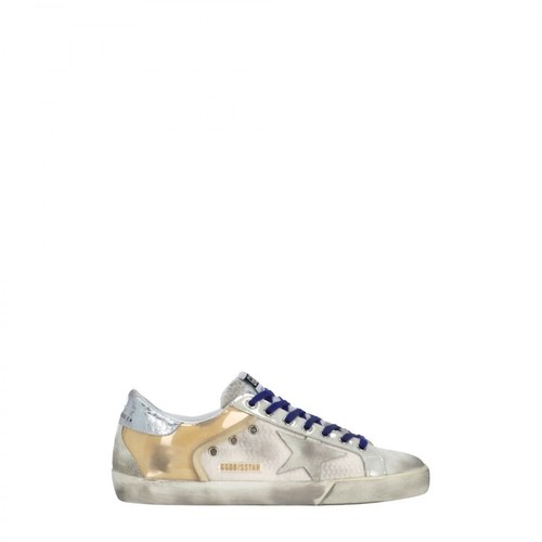 Golden Goose, Super-Star Low-Top Sneakers Beżowy, male, 2469.00PLN