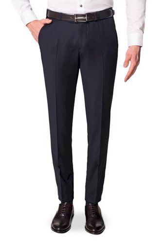 Granatowe wełniane spodnie Winman Skolwin 315/A 699.00PLN
