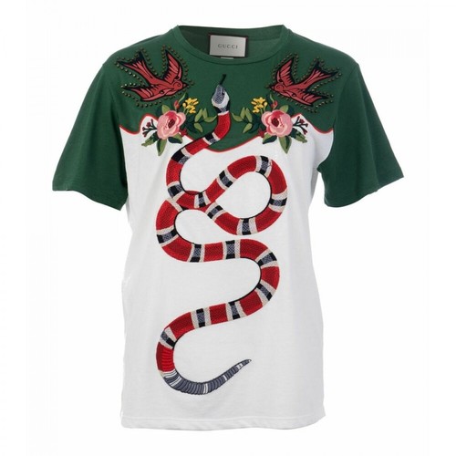 Gucci Vintage, Pre Owned T-Shirt -Pre Owned Condition Excellent Biały, female, 3300.84PLN