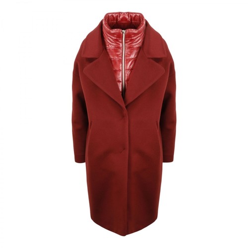 Herno, Double Front MID Coat Czerwony, female, 3218.00PLN