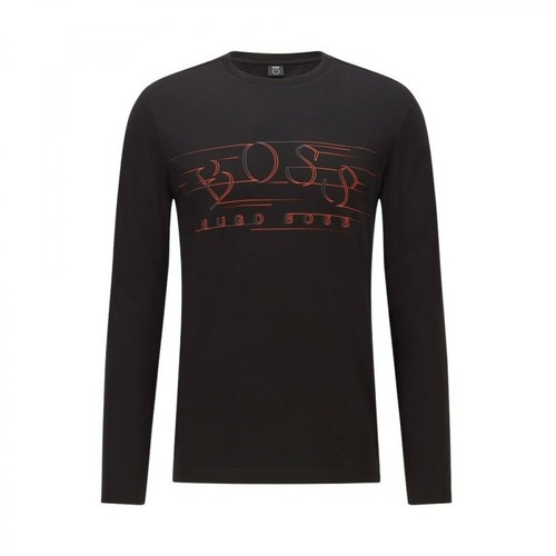 Hugo Boss, T-shirt Czarny, male, 224.68PLN