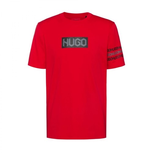 Hugo Boss, t-shirt Dake 10234684 01 Czerwony, male, 319.00PLN