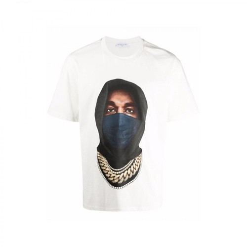 IH NOM UH NIT, T-Shirt With Mask ON 21 Printed Biały, male, 760.00PLN