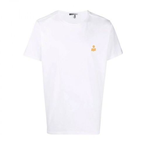 Isabel Marant, T-shirt Zafferh Biały, male, 570.00PLN