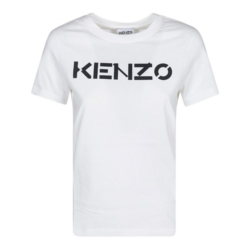 Kenzo, Logo T-shirt Biały, female, 324.00PLN