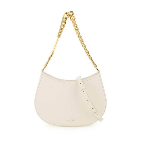 Lanvin, Leather small hobo bag Beżowy, female, 4584.00PLN