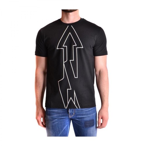 Les Hommes, T-shirt Czarny, male, 304.20PLN