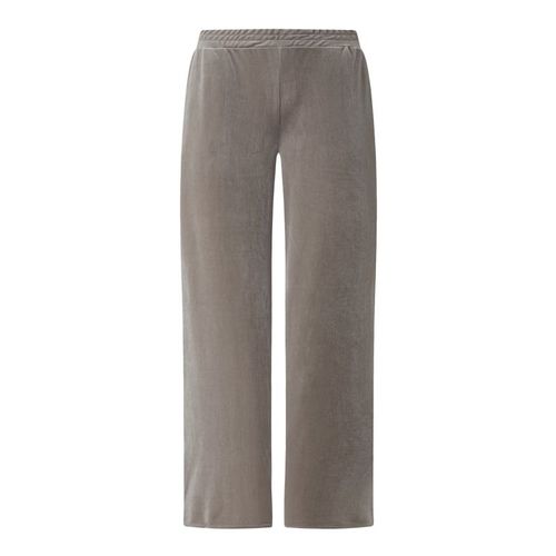 Luźne spodnie z wysokim stanem z aksamitu model ‘Dana’ 89.99PLN