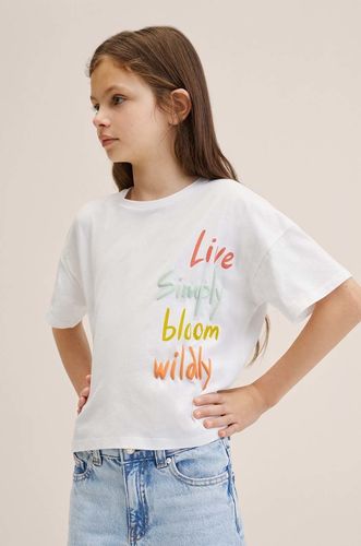 Mango Kids t-shirt bawełniany dziecięcy Simply 35.99PLN