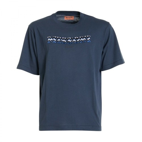 Missoni, T-shirt Niebieski, male, 1268.00PLN