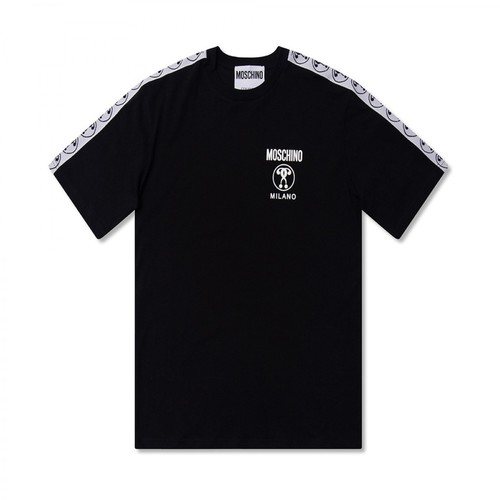 Moschino, Logo T-shirt Czarny, male, 999.00PLN