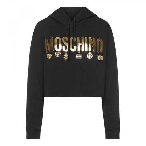 Moschino, sweatshirt Czarny, female, 1140.00PLN