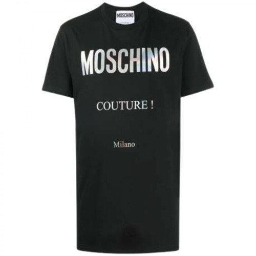 Moschino, T-Shirt Czarny, male, 495.01PLN