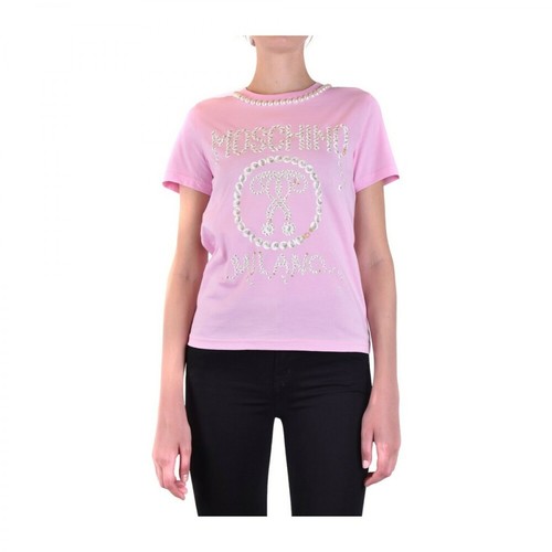 Moschino, T-shirt Różowy, female, 1332.00PLN