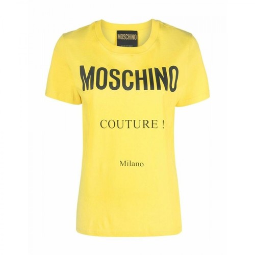 Moschino, T-shirt Żółty, female, 593.00PLN
