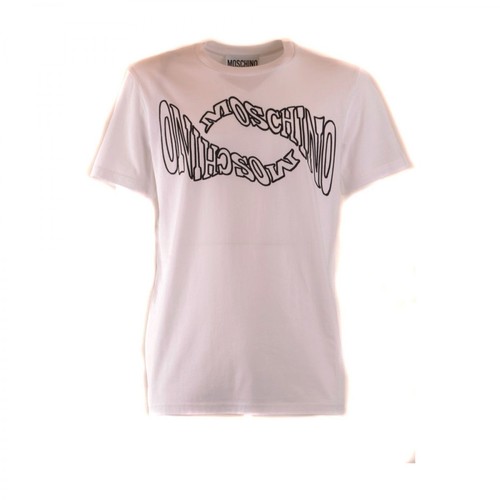 Moschino, T-shirts Biały, male, 459.00PLN