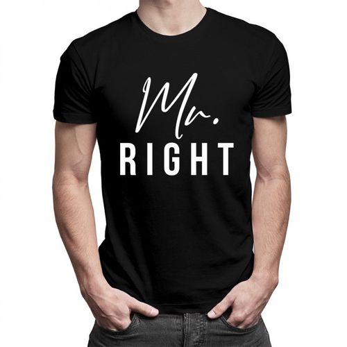Mr. Right - męska koszulka z nadrukiem 69.00PLN