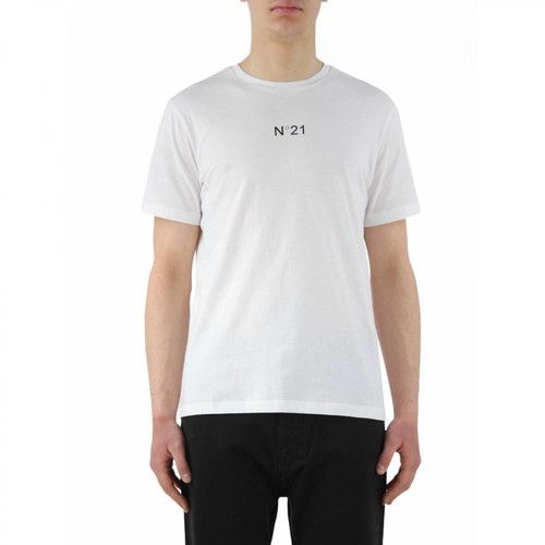 N21, F031-6316 T-shirt maniche corte Biały, male, 513.00PLN