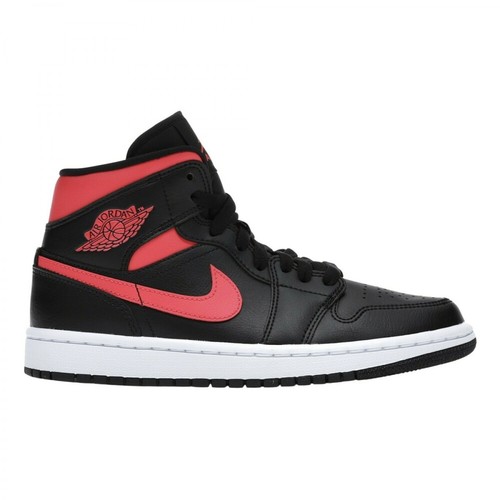 Nike, Air Jordan 1 Mid Sneakers Czarny, male, 1374.00PLN