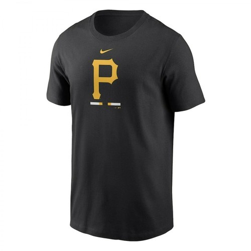 Nike, Pirates MLB Woodmark T-Shirt Czarny, male, 228.00PLN