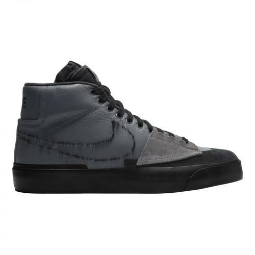 Nike, SB Zoom Blazer Mid Edge Iron Sneakers Szary, male, 1380.00PLN