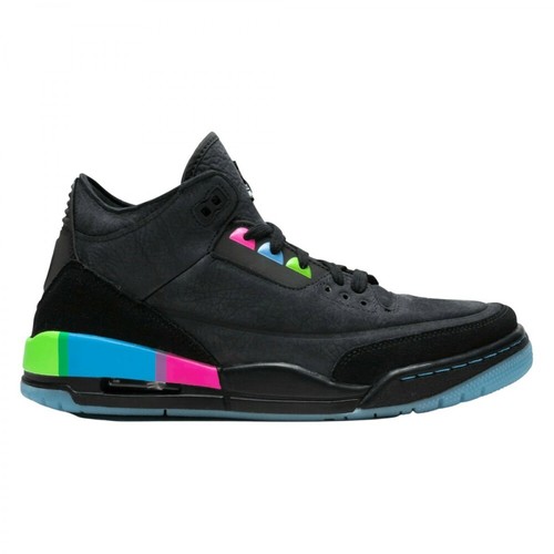 Nike, Sneakers Air Jordan 3 Retro Quai 54 Czarny, male, 2486.00PLN