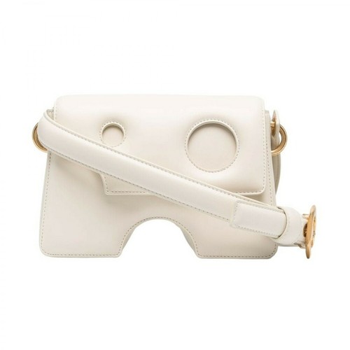 Off White, Leather Shoulder BAG Beżowy, female, 3630.00PLN