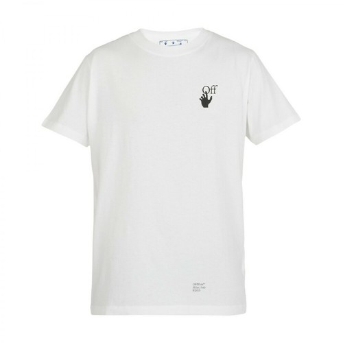 Off White, T-shirt Biały, male, 985.00PLN