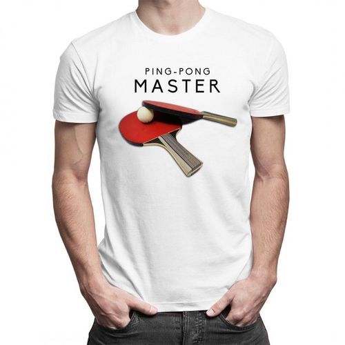 Ping-pong master - męska koszulka z nadrukiem 69.00PLN