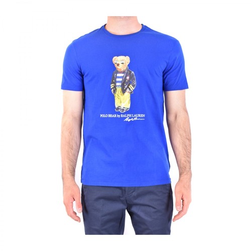 Polo Ralph Lauren, T-shirts Niebieski, male, 335.00PLN