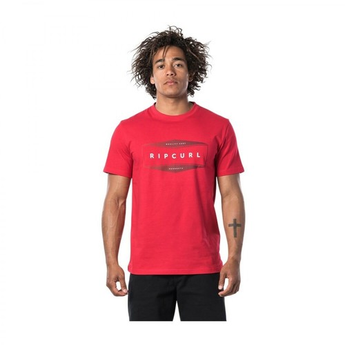 Rip Curl, T-shirt Czerwony, male, 137.00PLN