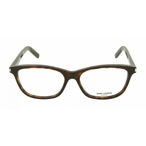 Saint Laurent, Square Frame Glasses Brązowy, female, 1150.00PLN