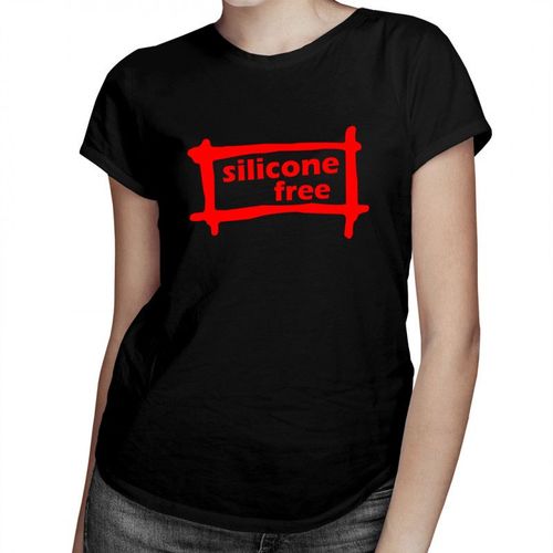 Silicone Free - damska koszulka z nadrukiem 69.00PLN
