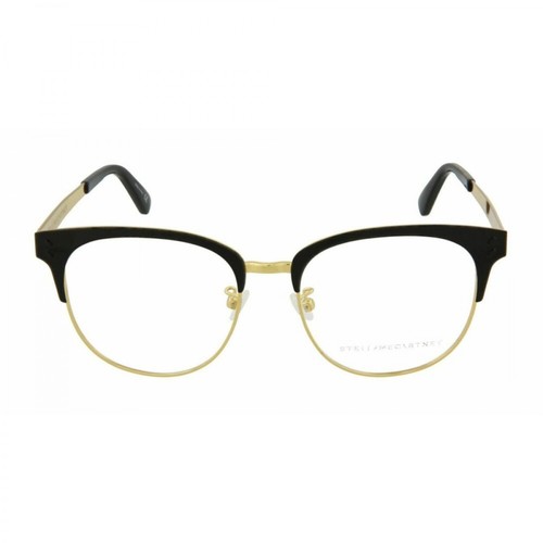 Stella McCartney Pre-owned, Okrągłe metalowe okulary optyczne Czarny, female, 862.00PLN