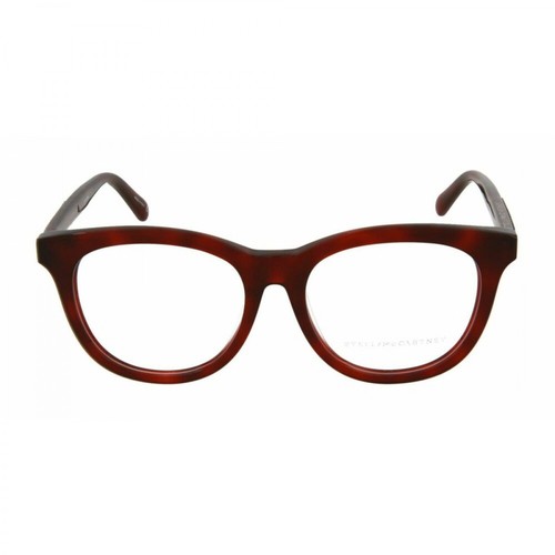 Stella McCartney Pre-owned, Okrągłe okulary optyczne z octanu Czerwony, female, 862.00PLN