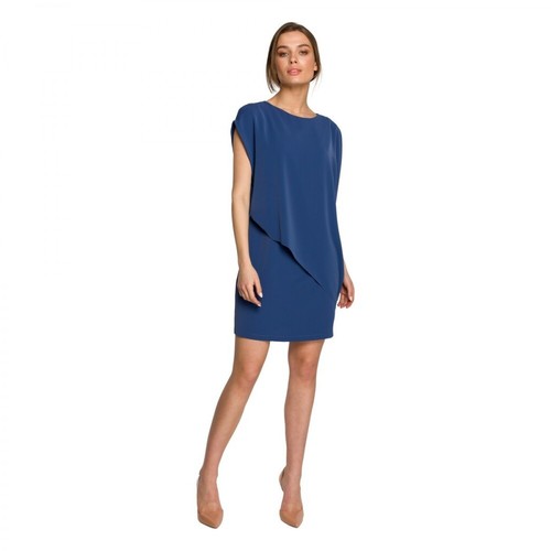 Style, Sukienka warstwowa Niebieski, female, 265.00PLN
