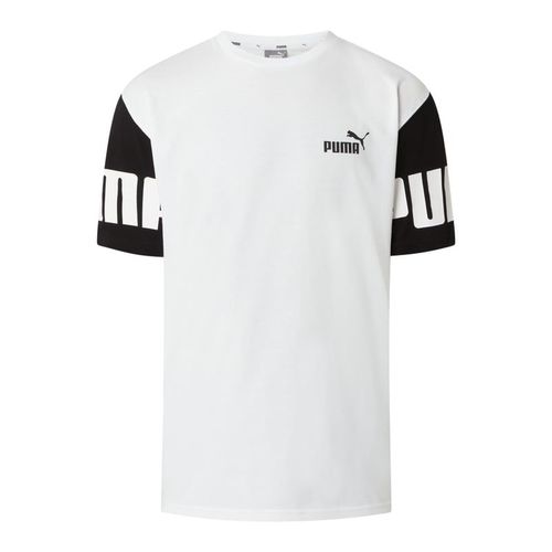 T-shirt o kroju regular fit z detalami z logo 99.99PLN