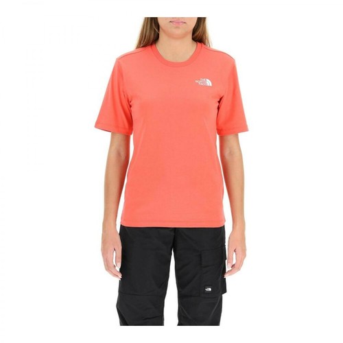 The North Face, Bf simple dome t-shirt Czerwony, female, 137.00PLN