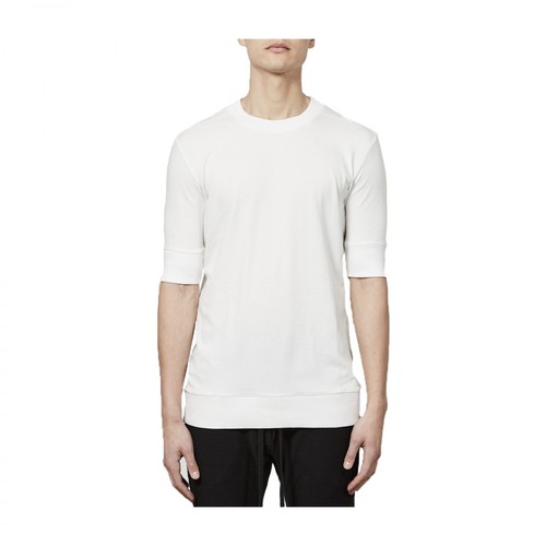 Thom Krom, Ribbed Cuffs T-Shirt Biały, male, 481.00PLN