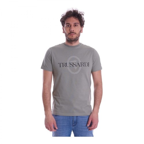Trussardi, T-Shirt Szary, male, 206.00PLN