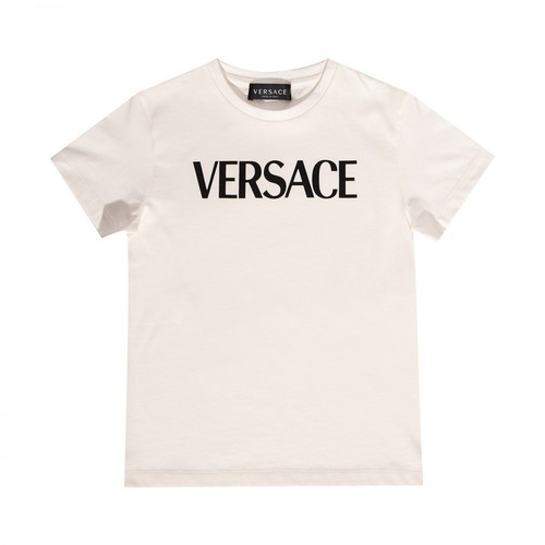 Versace, Logo T-shirt Biały, unisex, 639.00PLN