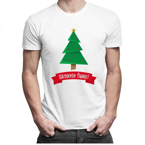 Wesołych świąt - męska koszulka z nadrukiem 69.00PLN