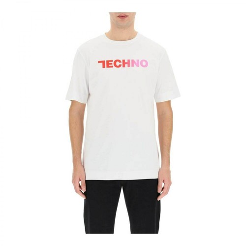 1017 Alyx 9SM, Techno t-shirt Biały, male, 821.00PLN