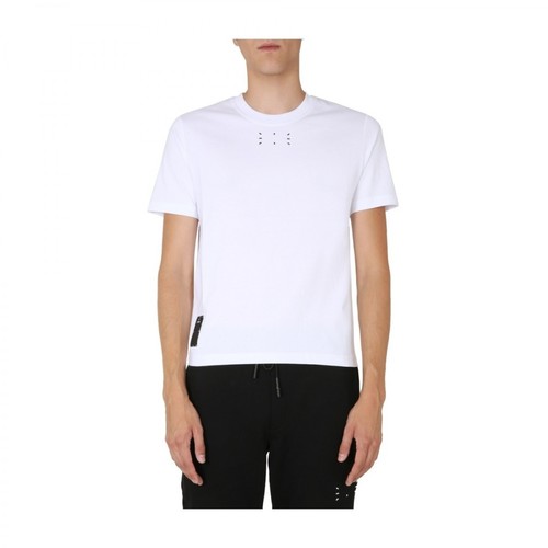 Alexander McQueen, Crew Neck T-Shirt Biały, male, 415.00PLN