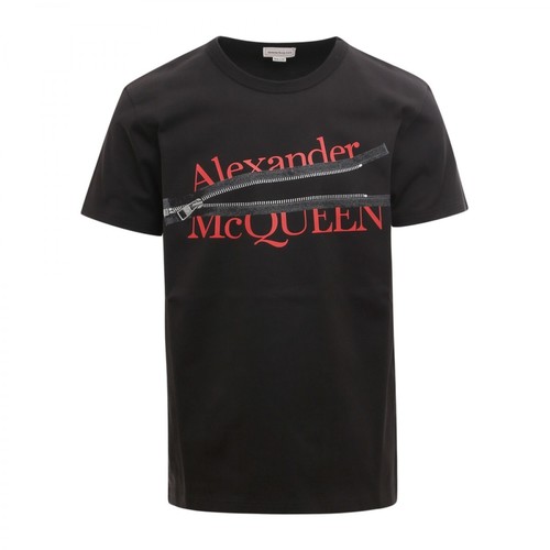 Alexander McQueen, T-Shirt Czarny, male, 1232.00PLN